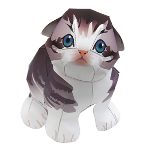 Бумажная кошка.