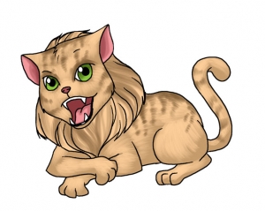 Лев в Год кота.